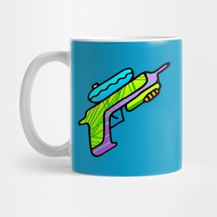 Retro Water Pistol Drawing Mug